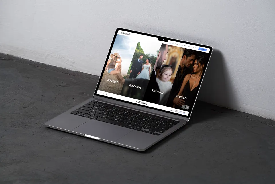 Prikaz projekta Fotograf - Veb sajt
